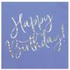 Happy Birthday Serviette (violett)