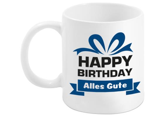 Happy Birthday Tasse