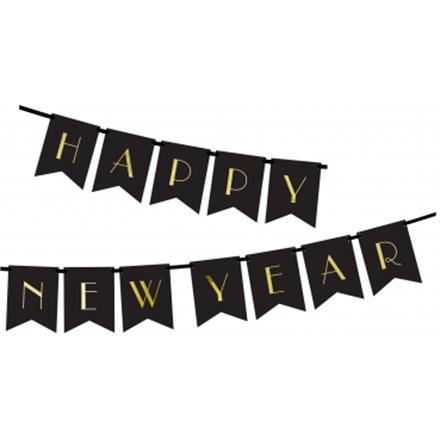 Happy New Year Banner Girlande