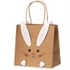 Hase Kraftpapier Geschenktasche (S)