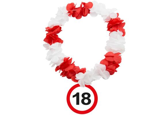 Hawaiiketten Verkehrsschild 18. Geburtstag