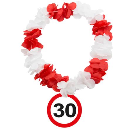 Hawaiiketten Verkehrsschild 30. Geburtstag