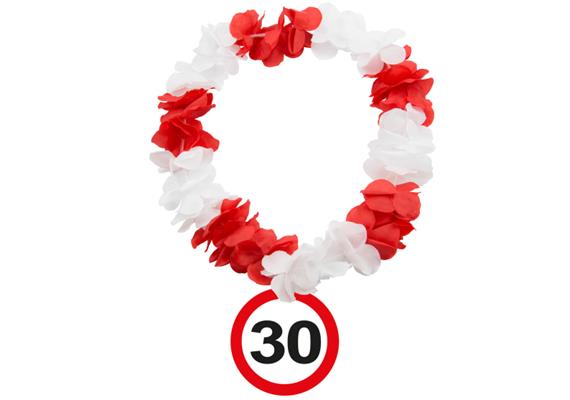 Hawaiiketten Verkehrsschild 30. Geburtstag