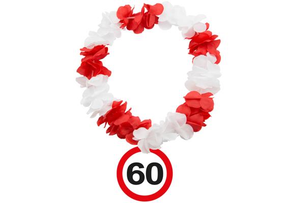 Hawaiiketten Verkehrsschild 60. Geburtstag