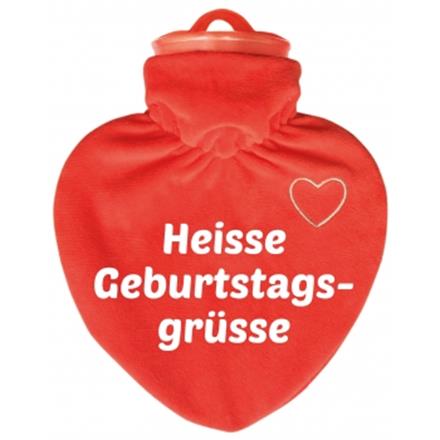 Heisse Geburtstagsgrüsse Bettflasche