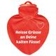 Heisse Grüsse an kalten Füsse Bettflasche
