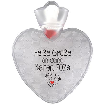 Heisse Grüsse Bettflasche