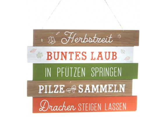 Herbstzeit Holzschild