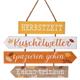 Herbstzeit Kuschelwetter Holzschild