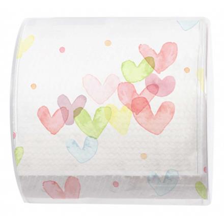 Herz Pastell WC-Papier