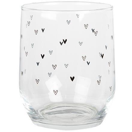 Herzchen Trinkglas