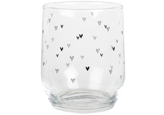 Herzchen Trinkglas