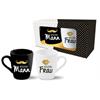 Herzens Mann Frau Tassen Set Gold