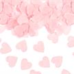 Herzkonfetti rosa Seidenpapier | Bild 2