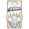 Herzlichen Glückwunsch Schlüsselanhänger