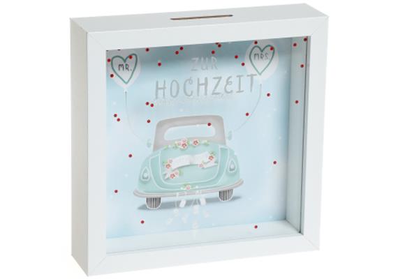 Hochzeit Auto Holz Sparkasse
