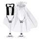 Hochzeit Glaskleidung