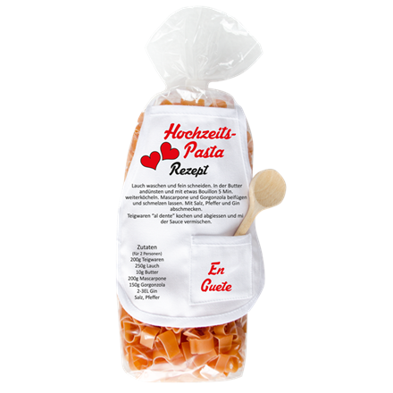 Hochzeit Herz Pasta