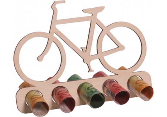 Holz Geldgeschenk Velo