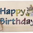 Holz Geldkarte Happy Birthday | Bild 1