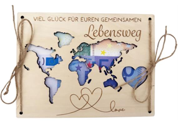 Holz Geldkarte Lebensweg | Bild 1