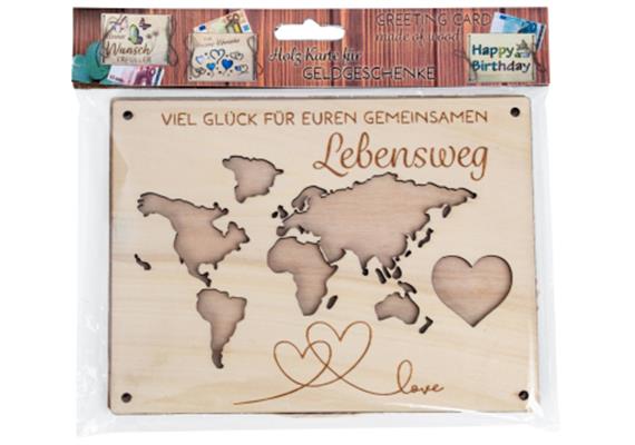 Holz Geldkarte Lebensweg | Bild 2