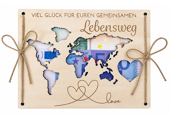 Holz Geldkarte Lebensweg | Bild 1