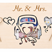 Holz Geldkarte Mr & Mrs | Bild 1