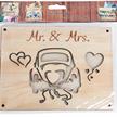 Holz Geldkarte Mr & Mrs | Bild 2