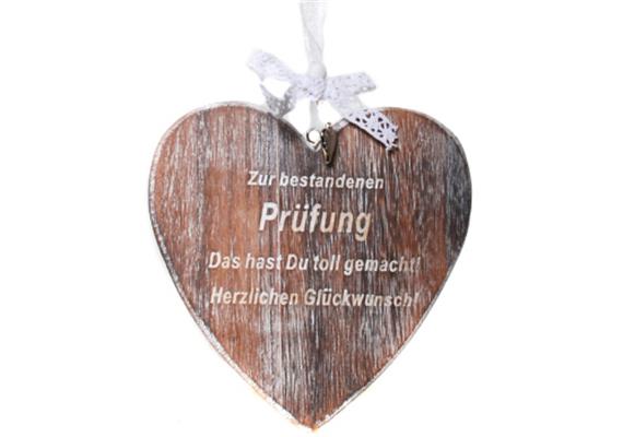 Holzherz bestandene Prüfung