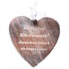 Holzherz Glückwunsch