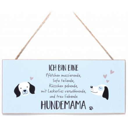 Hundemama Holzschild
