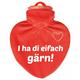 I ha di gärn Bettflasche