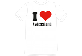 I Love Switzerland T-Shirt - XXL