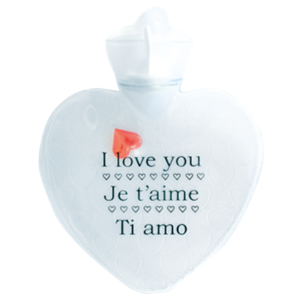 I love you je t'aime Bettflasche