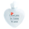 I love you je t'aime Bettflasche