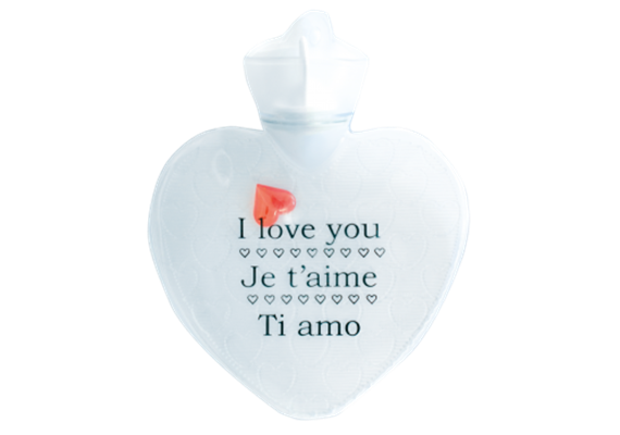 I love you je t'aime Bettflasche