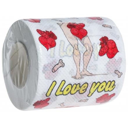 I love you Penis WC-Papier