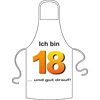 Ich bin 18 Spruch Schürze
