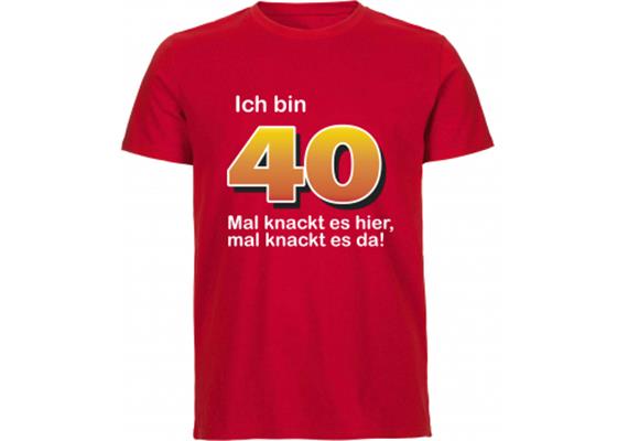 Ich bin 40 T-Shirt - S | Bild 2