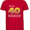 Ich bin 40 T-Shirt - XXL | Bild 2