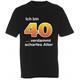 Ich bin 40 T-Shirt - XXL