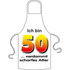 Ich bin 50 Spruch Schürze