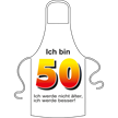 Ich bin 50 Spruch Schürze | Bild 2