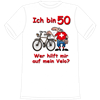 Ich bin 50 Velo T-Shirt - S