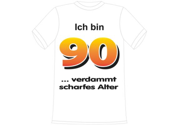 Ich bin 90 Spruch T-Shirt - M