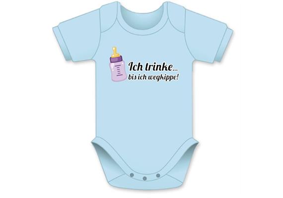 Ich trinke wegkippe Body - Grösse 62/68