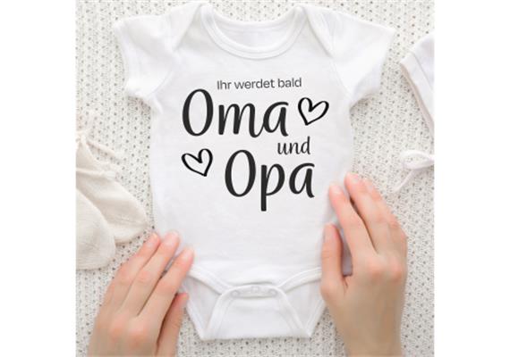 Ihr werdet Oma und Opa Body - Grösse 62/68