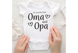 Ihr werdet Oma und Opa Body - Grösse 62/68