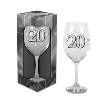 Jubiläumsglas 20